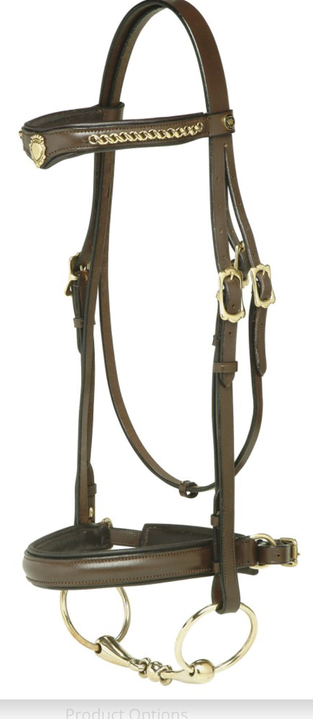 Jeremy & Lord ‘V’ Dressage Bridle