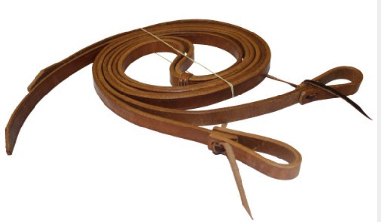 Fort Worth 3/4” Split Reins 8ft with Water Loops