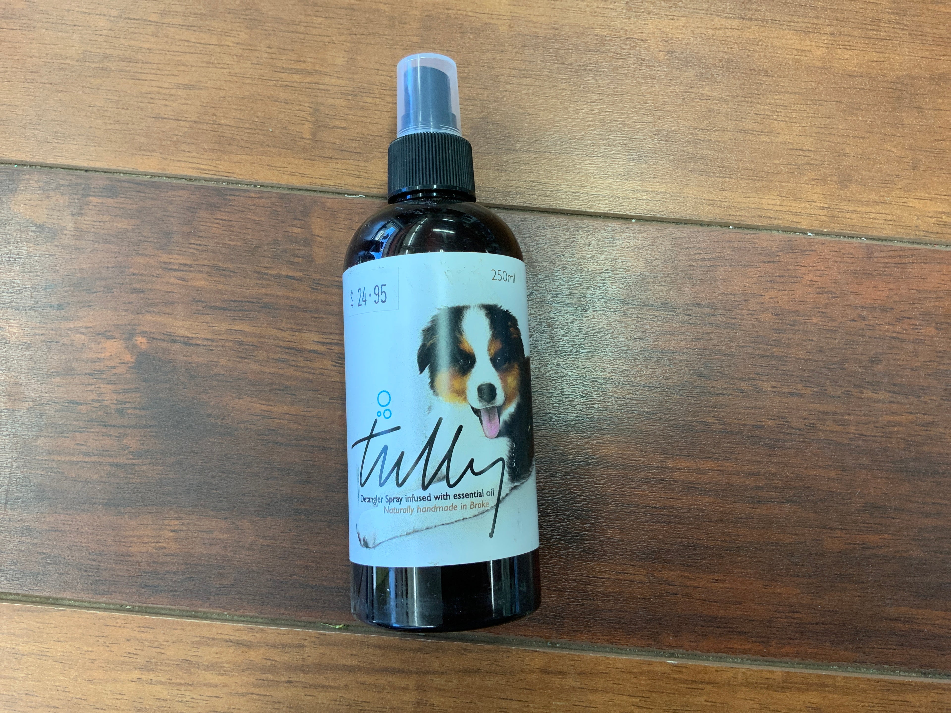 Tullys dog detangler spray