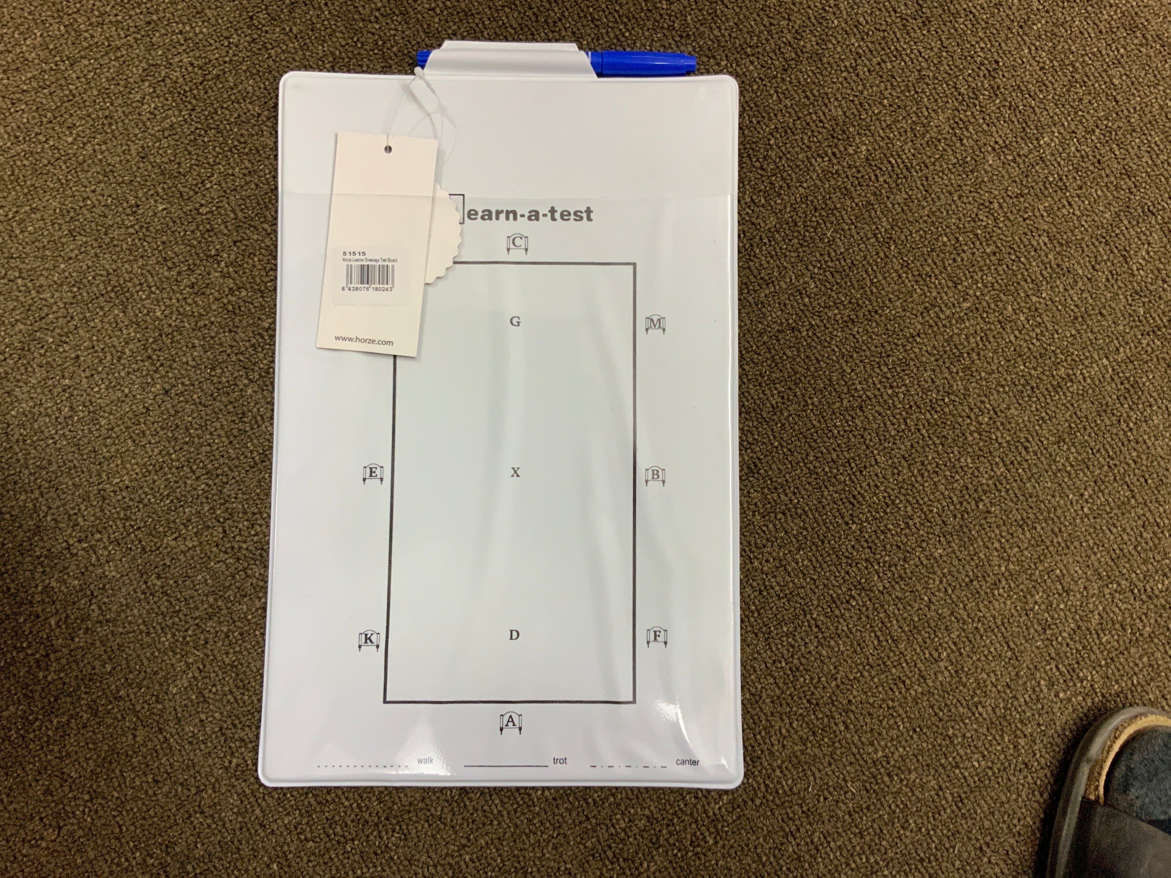 Horze Learner Dressage Test Board