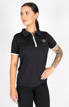 Bare Equestrian Active Mesh Polo