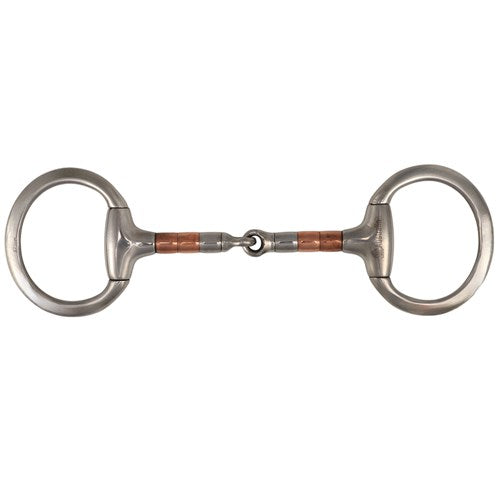 Eggbutt Snaffle w Rollers