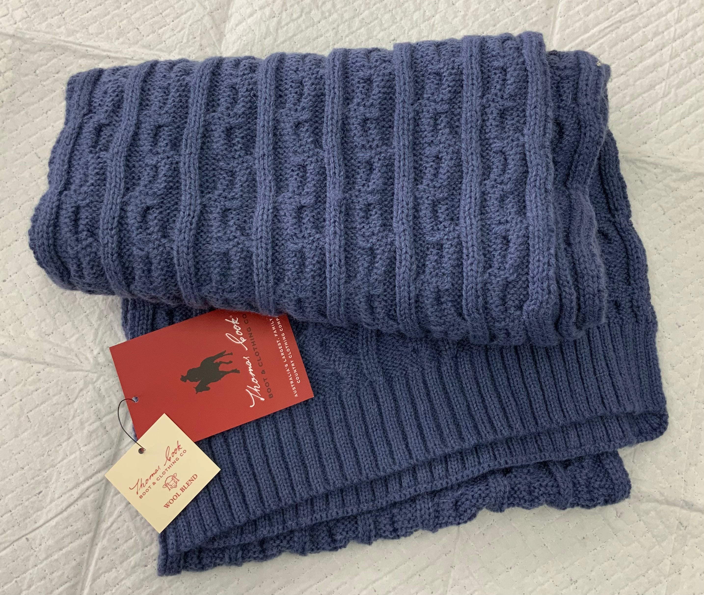 Thomas Cook Cable Knit Scarf