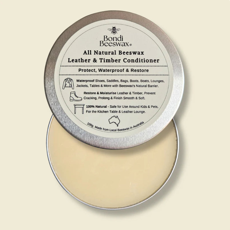 Bondi beeswax leather conditioner