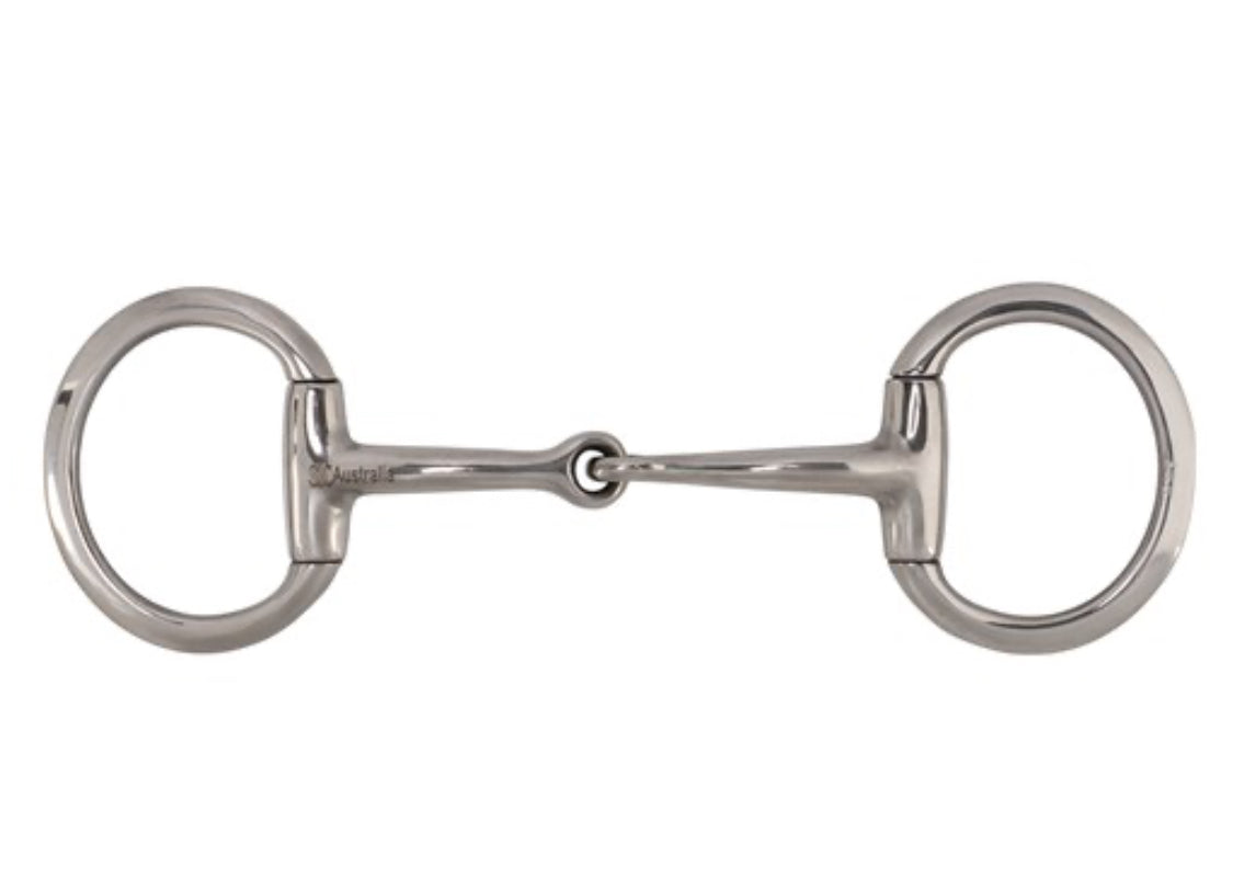 Curved flat ring eggbutt 12.5cm