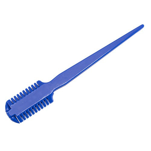 Plastic thinning razor comb