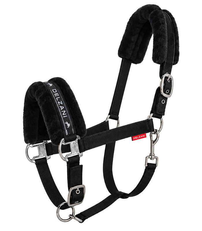 DELZANI Faux-Fur Padded Halter