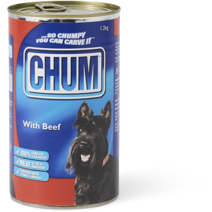 Mars Chum dog food Cans