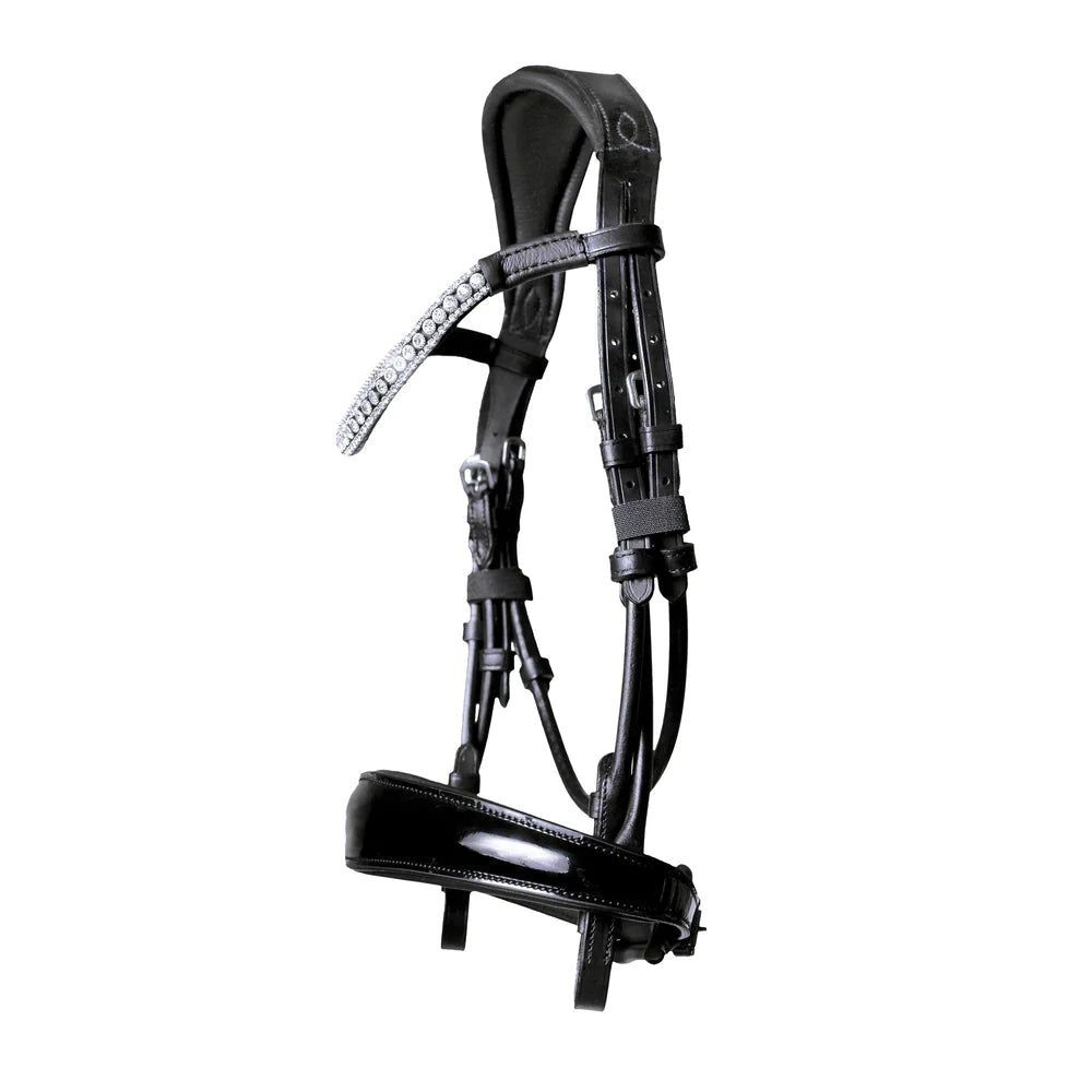 lumiere Amie rolled leather bridle