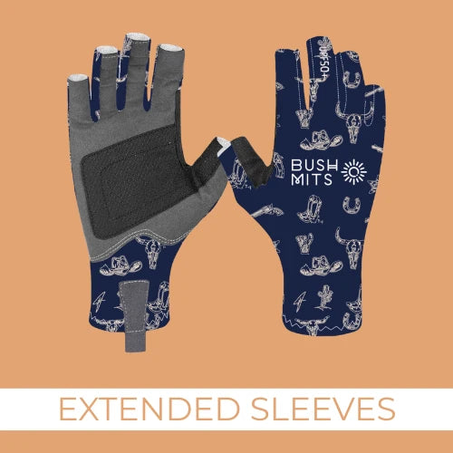Bush Mits The Navy Eston Jones Sun Protection Gloves
