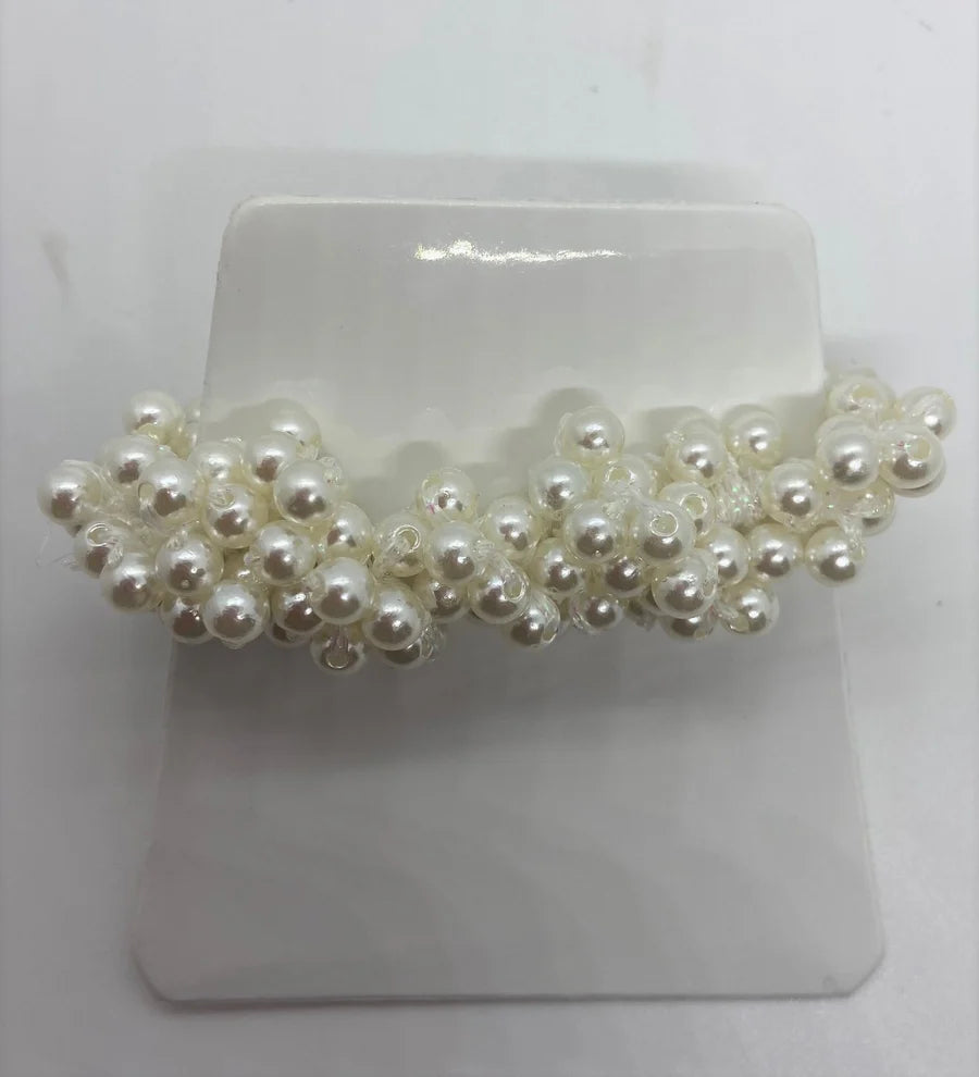 Hamag Pearl Hair Scrunchie