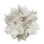 Hamag Rose Petal Hair Scrunchie with Chrystals