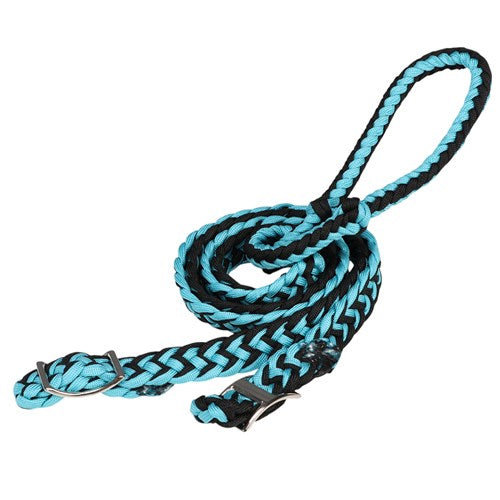 Braided barrel reins