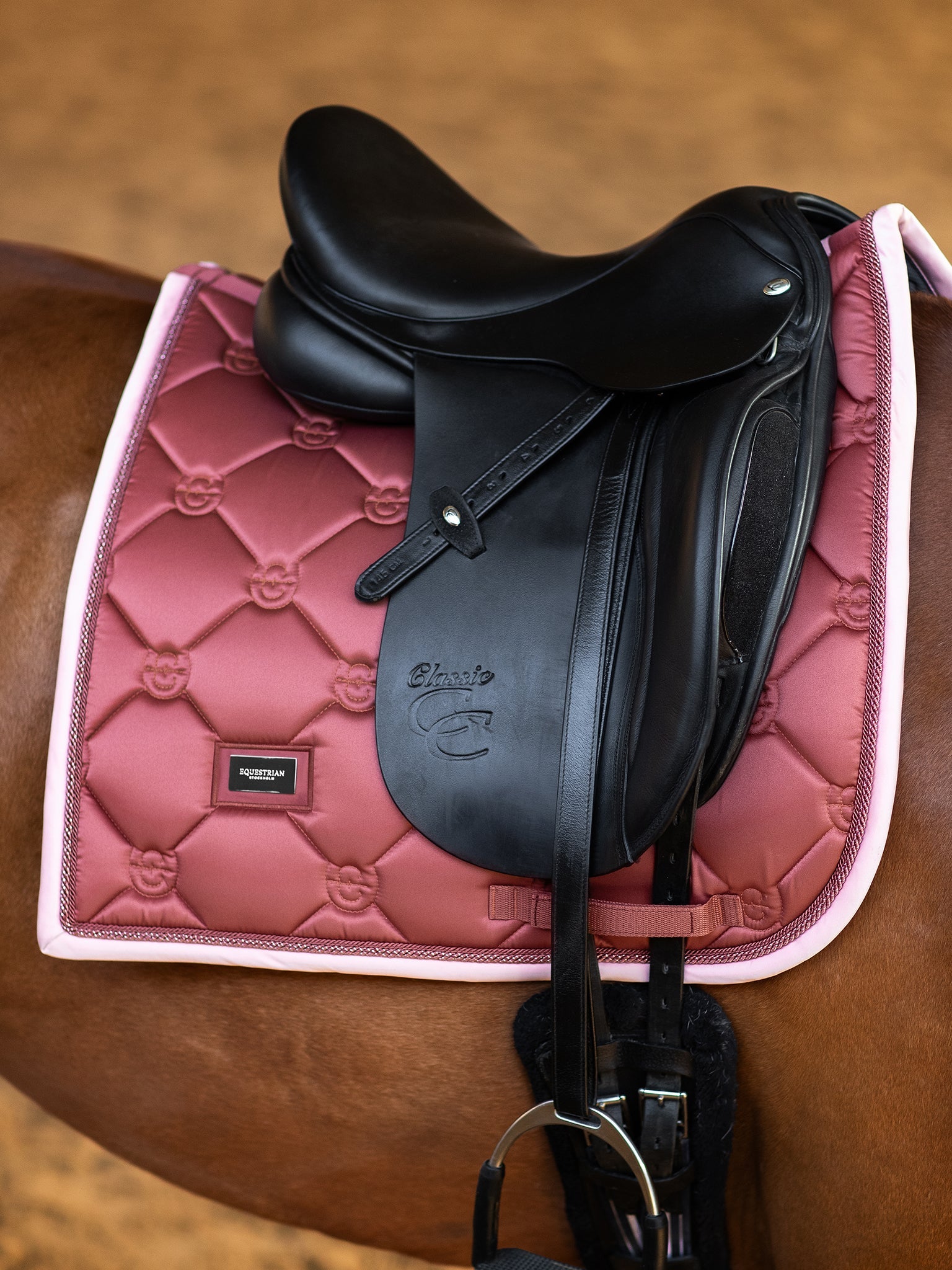 Equestrian Stockholm Amber Rose Dressage Saddle Pad