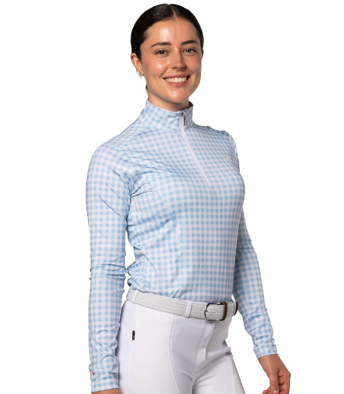 Delzani Allega Gingham Riding Shirt
