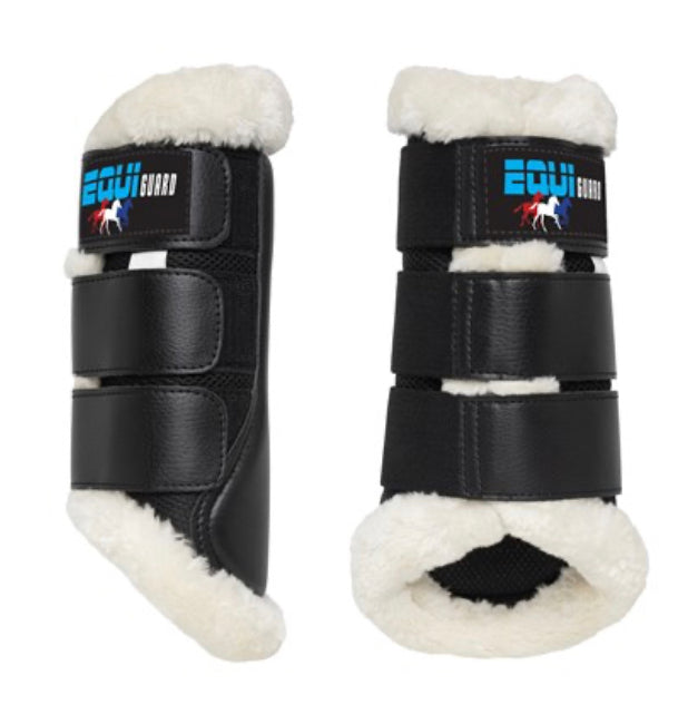 STC Equi-Guard 3D Mesh Boots with Fleece Black