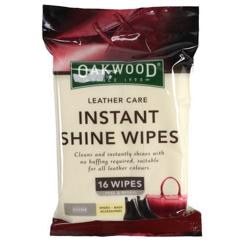 Oakwood Instant Care Instant Shine Wipes