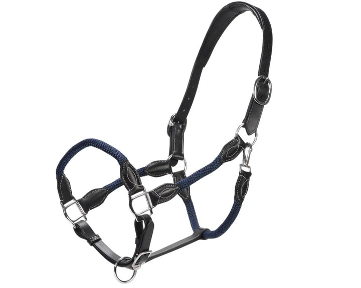 Jeremy & Lord Leather and Rope Halter