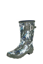 Thomas Cook Launceston Gumboots Navy with Dog Print