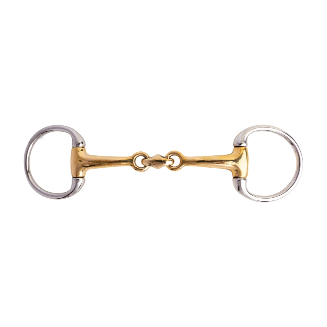 Eureka Eggbutt Training Link bit- Brass