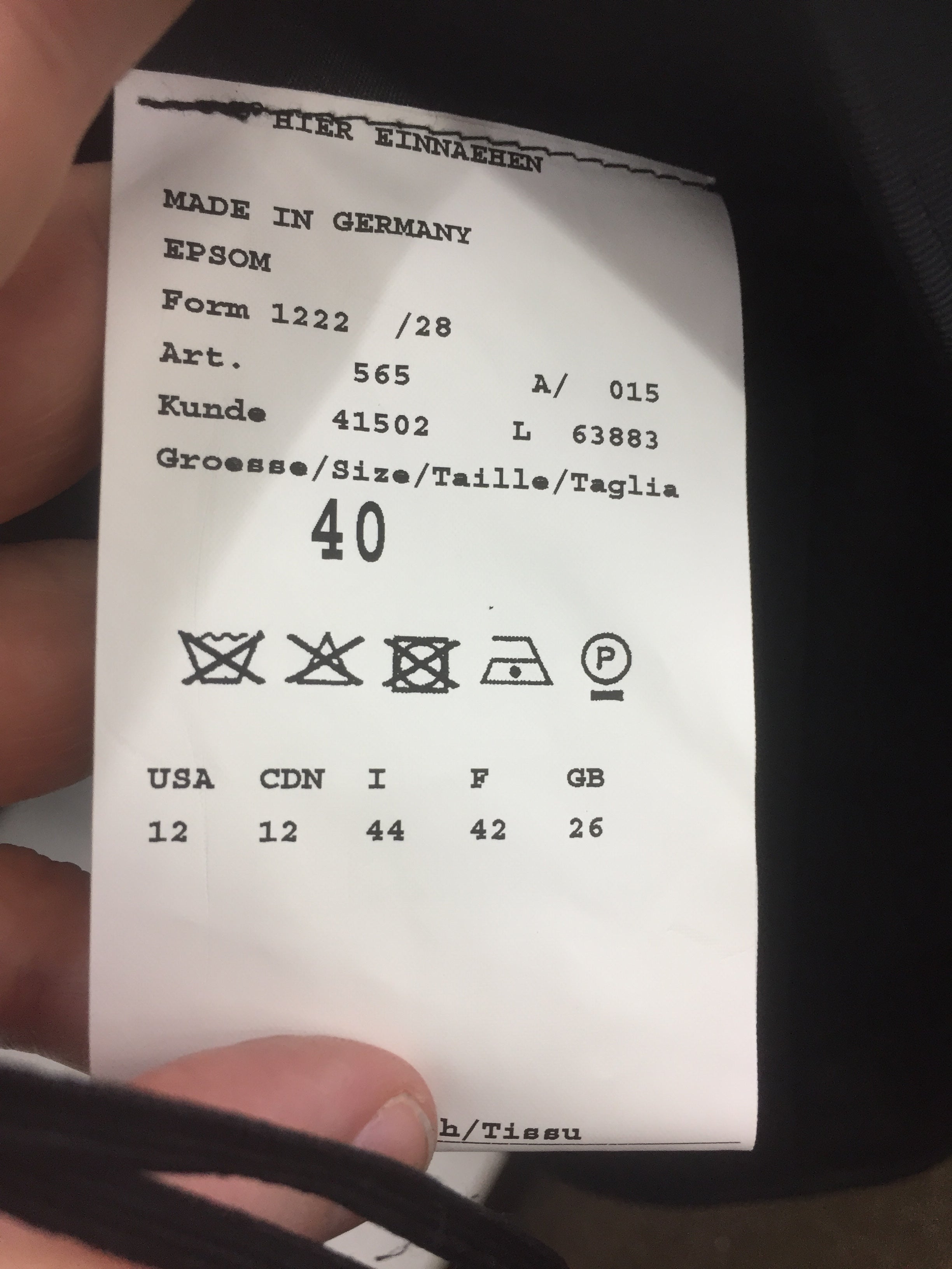 Pikeur Epsom Ladies Show Jacket Size EU40