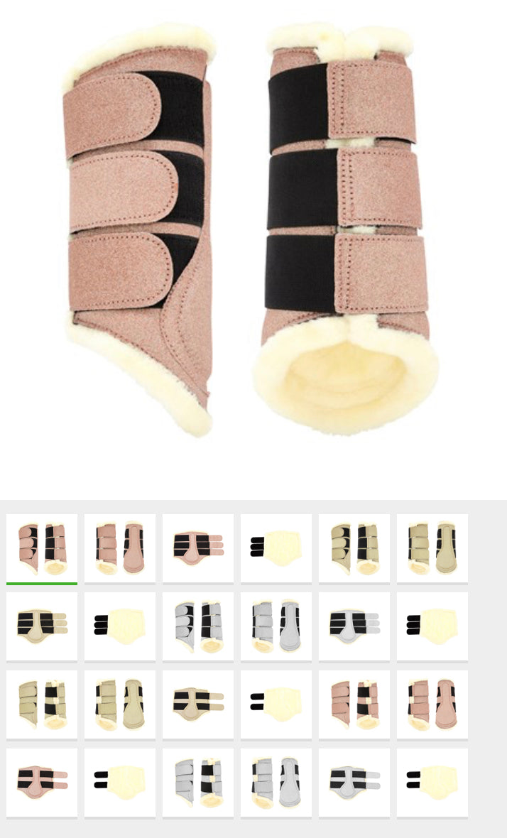 Huntington Glitter Brushing Boots