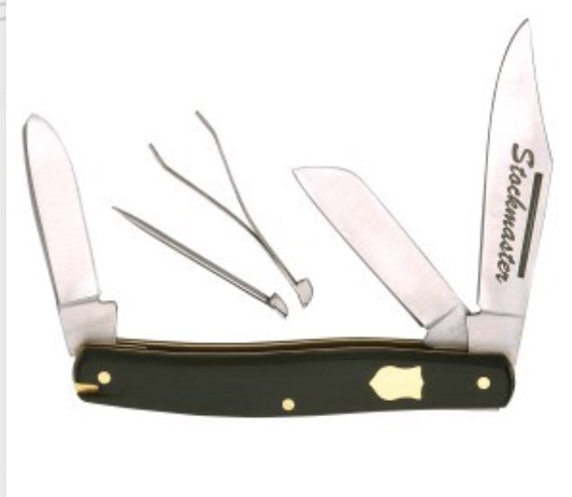 StockMaster Three Blade Pick and Tweezer Knife
