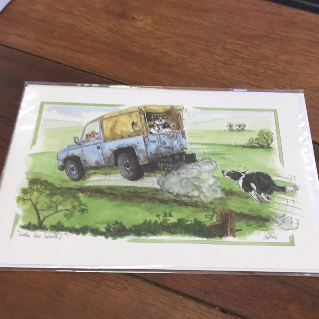 Splimple Dog Card