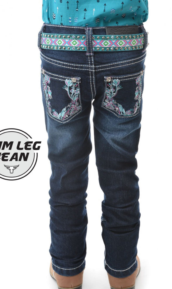 Pure Western Girls Madison Slim Leg Jean