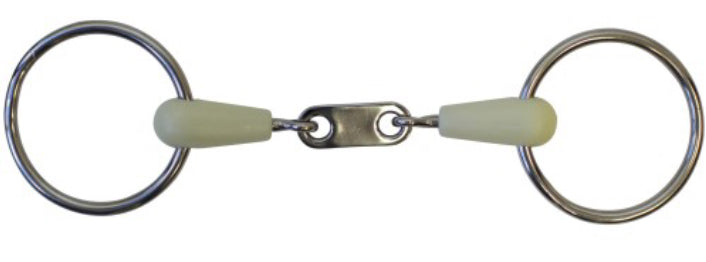 Happy Mouth Loose Ring Snaffle Bit with French Mouth Cob