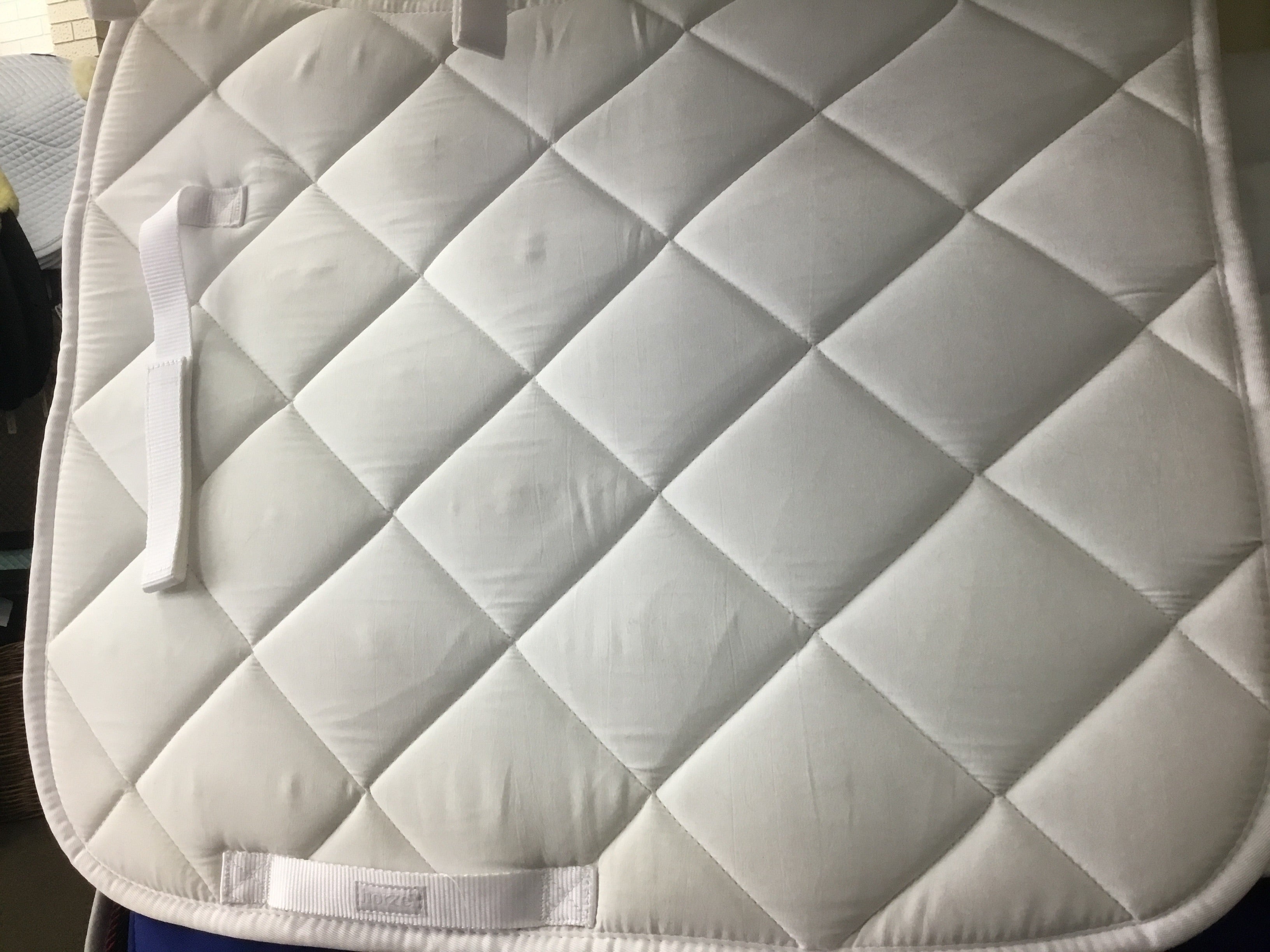Horze Admiral Dressage Saddle Pad - White