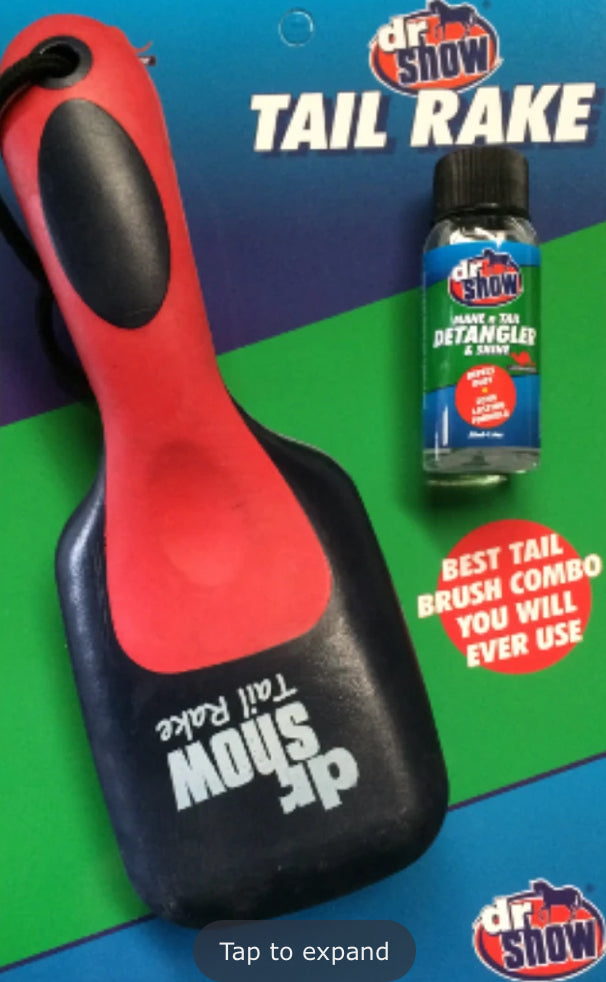 Dr Show Mane and Tail Detangler and Tail Rakes