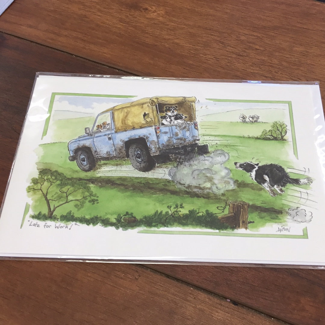 Splimple Dog Card