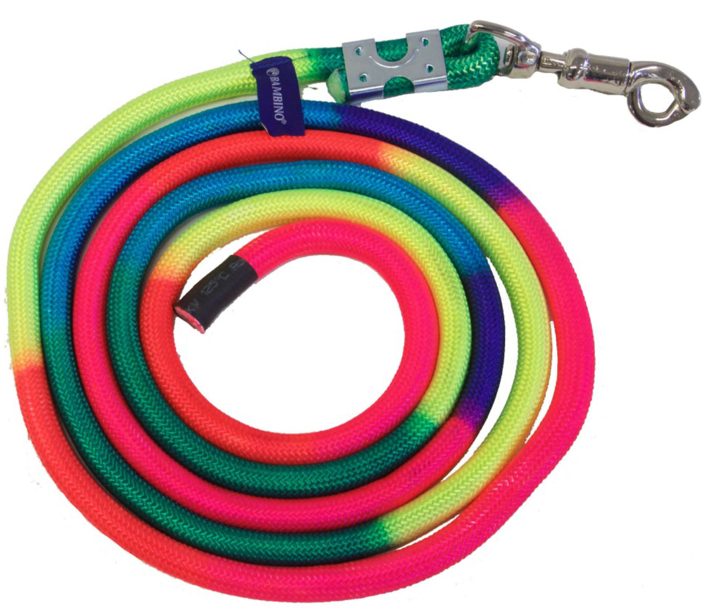 STC Bambino Rainbow Training Poly Lead Rope with Panic Snap