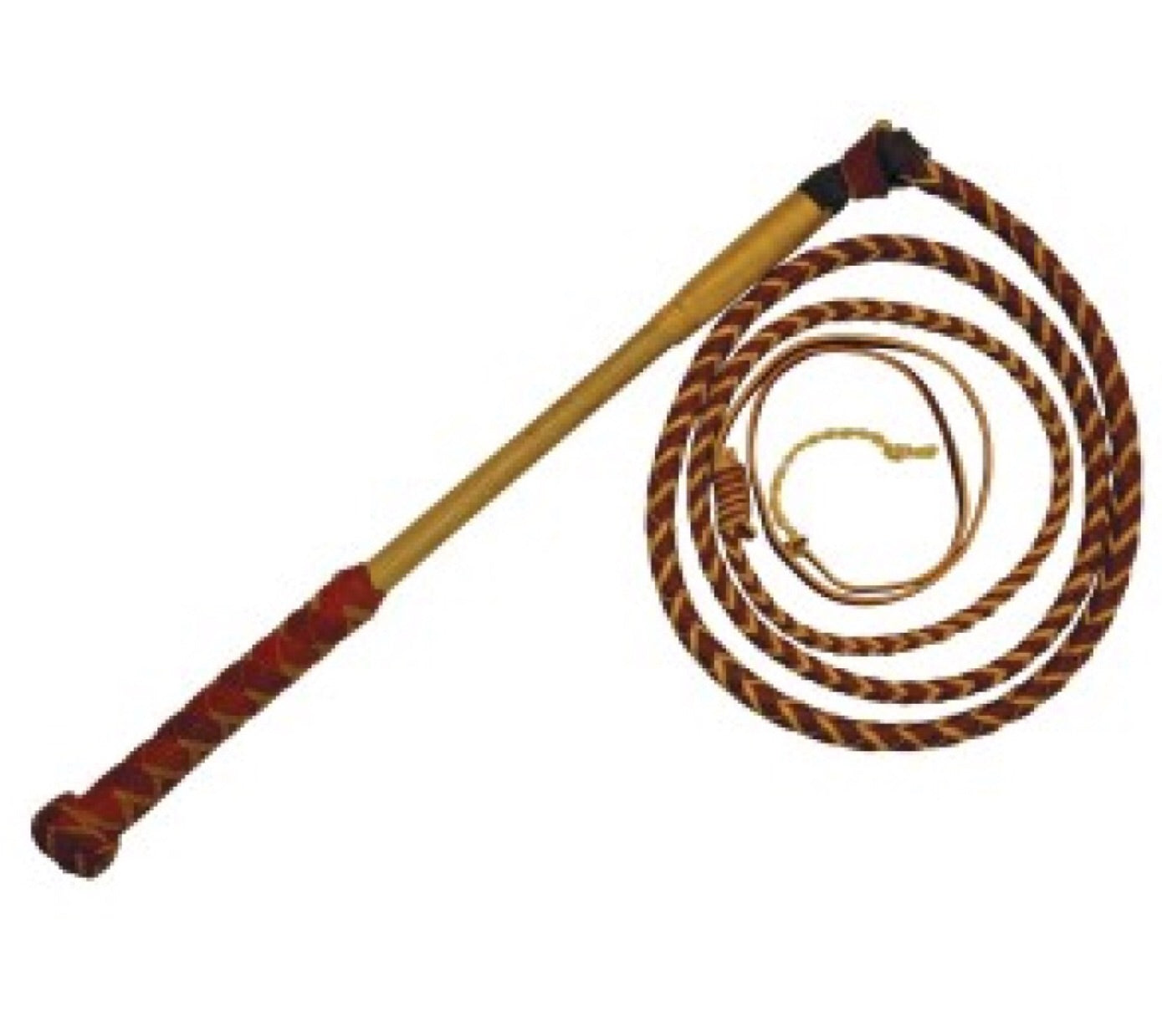 Stockmaster Redhide Yard Whip 4'x 4 Plait